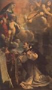 Ludovico Carracci The Virgin and Child Appearing to ST Hyacinth (mk05) Sweden oil painting artist